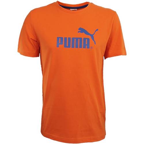 Puma Large NO1 Logo Tee Orangefarbig