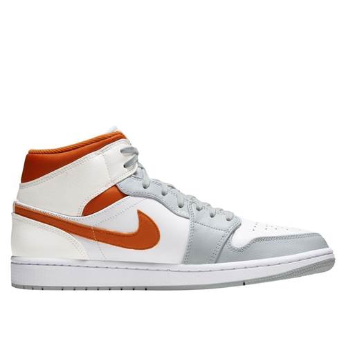 Nike Air Jordan 1 Mid Starfish Orange Orangefarbig,Weiß,Grau