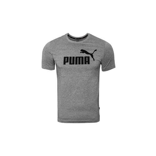 Puma Ess Logo Tee Grau