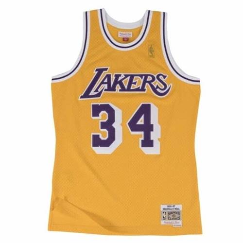 Mitchell & Ness Ness Nba LA Lakers Shaquille Oneal Swingman Gelb