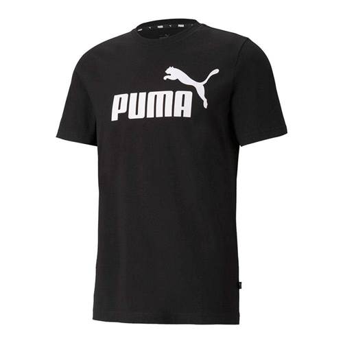Puma Ess Logo Tee Schwarz