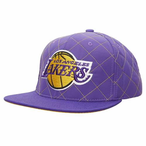 Cap Mitchell & Ness Nba Quilted Taslan Snapback Los Angeles Lakers