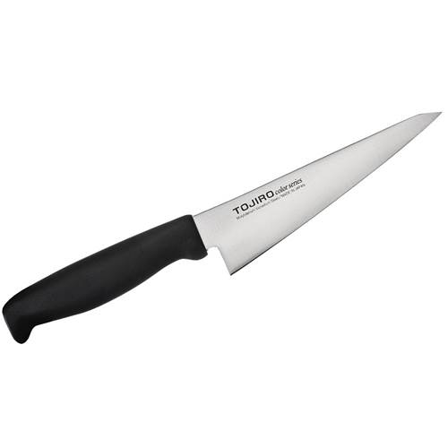 Küchenmesser Tojiro Color 15 CM Czarny Nóż DO Wykrawania ZE Stali Nierdzewnej