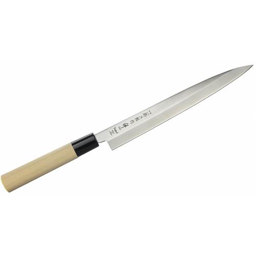Tojiro Nóż Yanagi Sashimi Stalowy Zen Dąb Kremowy 21 CM Beige,Silber