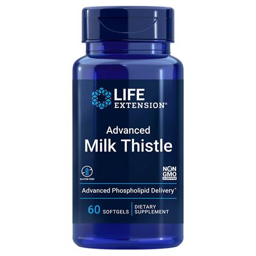 Life Extension European Milk Thistle Dunkelblau