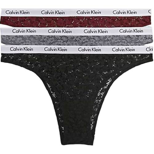 Calvin Klein BRAZILIAN 3PK Dunkelrot,Weiß,Schwarz