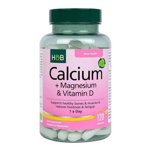 Nahrungsergänzungsmittel Holland & Barrett Calcium Plus Magnesium, Vitamin D