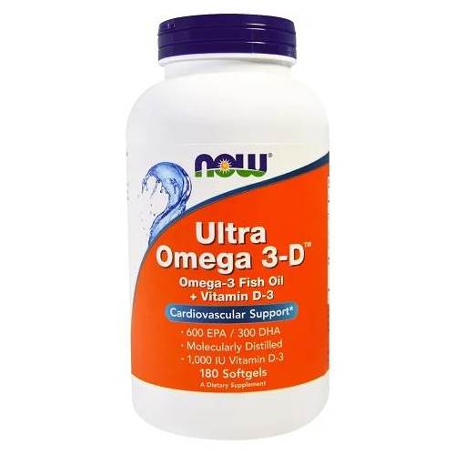 Nahrungsergänzungsmittel NOW Foods Ultra Omega 3d