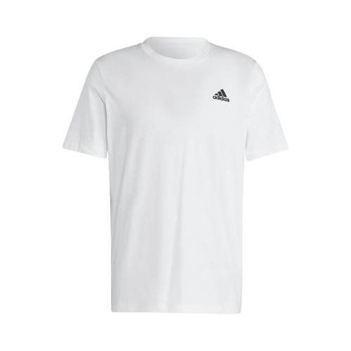 Adidas Essentials Single Embroidered Small Logo Weiß