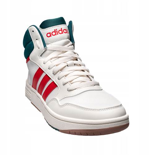 Adidas Hoops 3.0 Mid Rot,Weiß