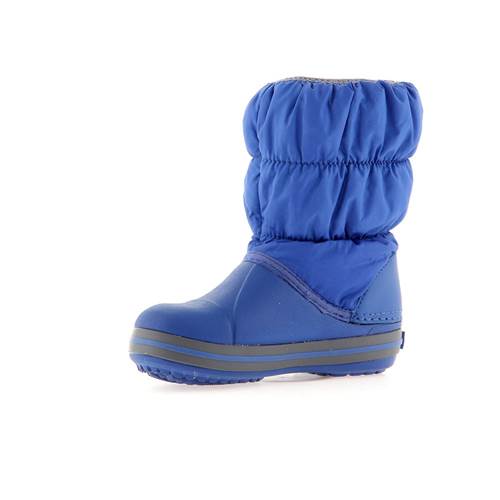 Crocs Winter Puff Boot Kids Cerulean Bluelight Grey 146134BH