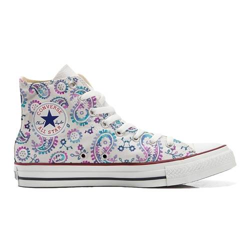 Converse Original Customized With Printed Italian Style Handmade Shoes Watercolor A11271