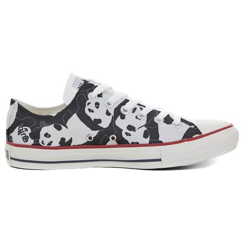 Converse Original Customized With Printed Italian Style Handmade Shoes Panda Style B12015