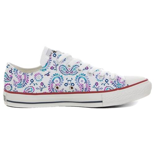 Converse Original Customized With Printed Italian Style Handmade Shoes Watercolor B12271