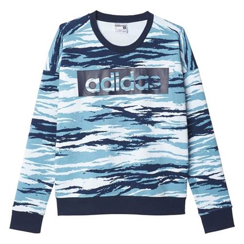 Adidas Essentials Linear Sweatshirt All Over Print W AY4882