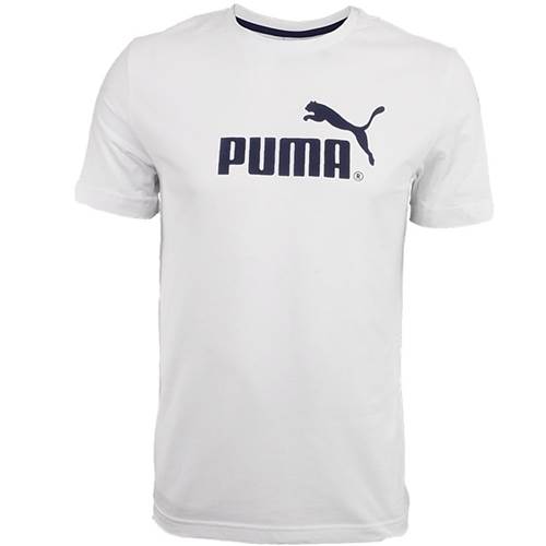 Puma Large NO1 Logo Tee Weiß