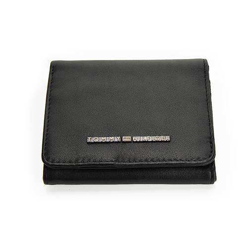 Tommy Hilfiger Leather Twist Mini Flap Wallet AW0AW04115002