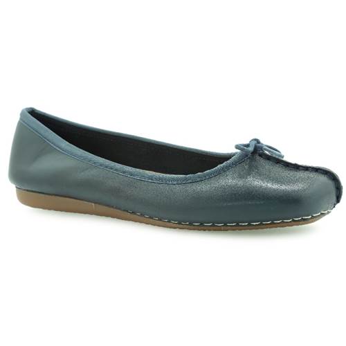 Clarks Freckle Ice Navy Leather 203529324