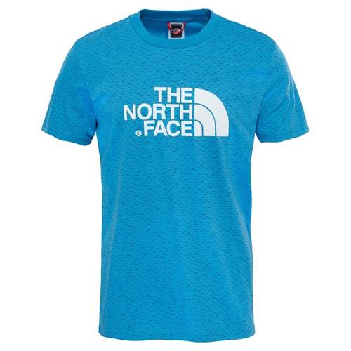 The North Face Tshirt Easy Tee Cendre Blue 215483_145210CENDREBLUEMAPPRINT