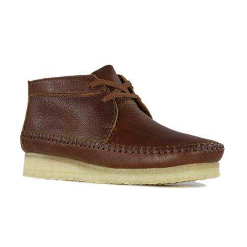 Clarks Weaver Boot Tan Leather 26128339