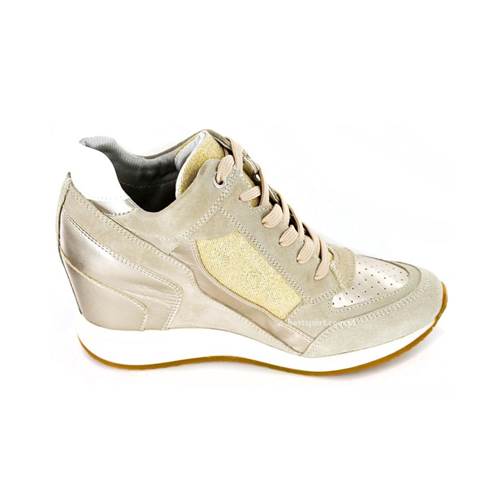 Schuh Geox D Nydame LT Taupe Gold