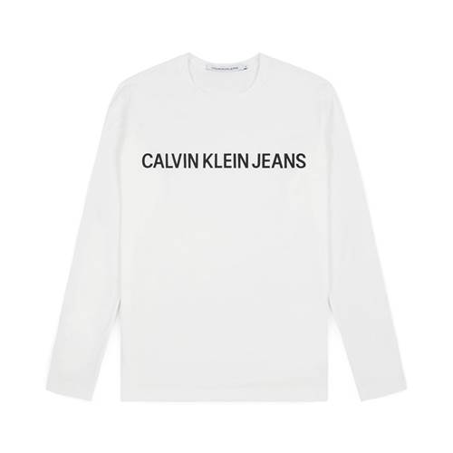 Calvin Klein Long SL Institutional Slim Tee j30j309592