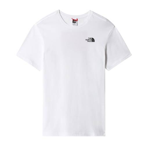 The North Face M SS Red Box Tee Weiß