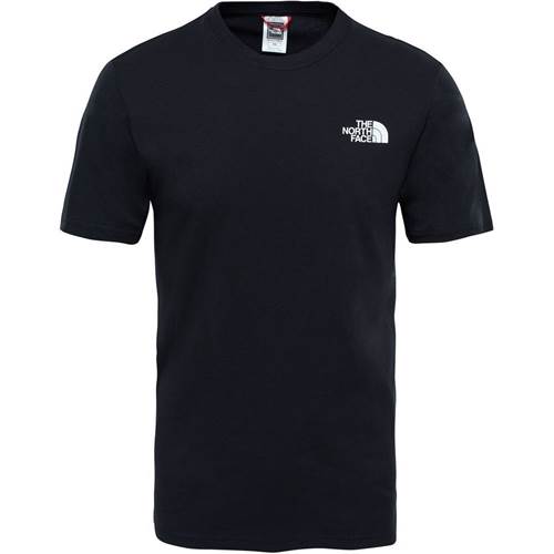 The North Face Tshirt Red Box Schwarz