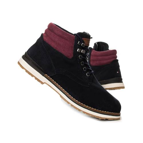 Tommy Hilfiger Outdoor Boot Suede 01748GRANAT