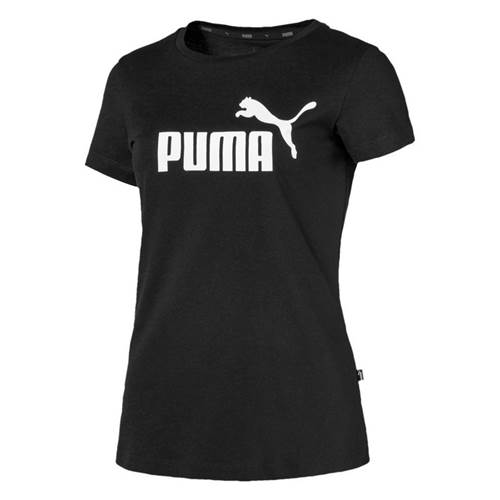 Puma Ess Logo Tee Schwarz