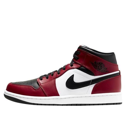 Nike Air Jordan 1 Mid Chicago Black Toe 554724069