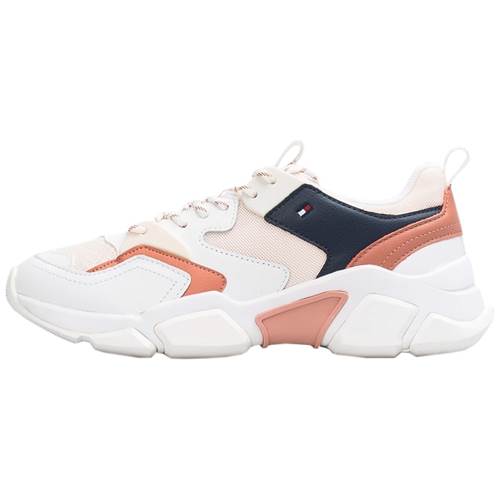 Tommy Hilfiger Wmns Chunky Mixed Textile Trainer FW0FW04695GNQ