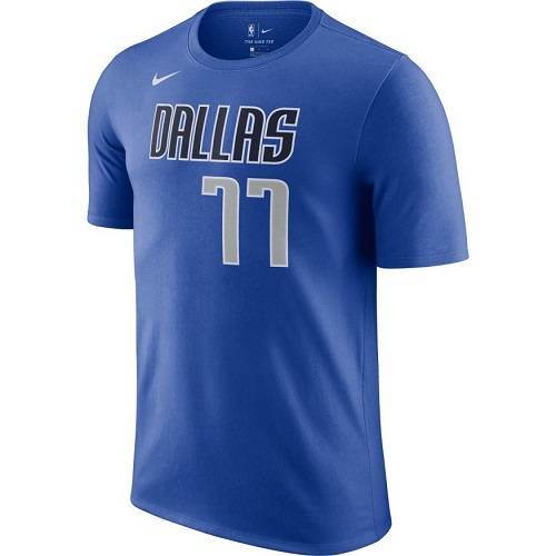 Nike Doncic Dallas Blau