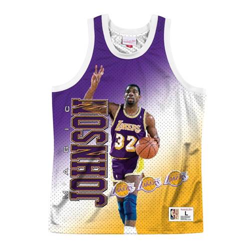 Mitchell & Ness Nba Tank Los Angeles Lakers Magic Johnson MSTKMI19002LALWHITEJH