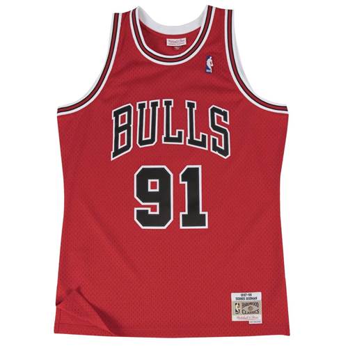 Mitchell & Ness Dennis Rodman 9798 Nba Hardwood Classics Chicago Bulls Rot