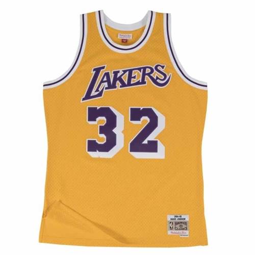 Tshirts Mitchell & Ness Nba Swingman Jersey 20 Los Angeles Lakers 198485 Magic Johnson