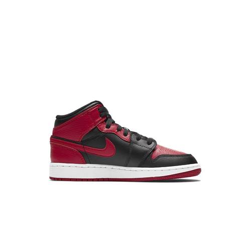 Nike Jordan 1 Mid Banned 2020 GS Schwarz,Rot
