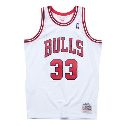 Mitchell & Ness Nba Swingman Jerseys Chicago Bulls Scottie Pippen SMJYAC18054CBUWHIT9