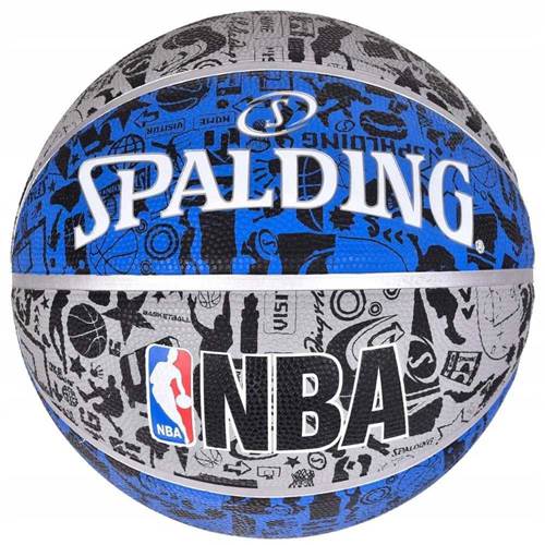 Ball Spalding Nba Grafitti Rubber