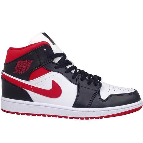 Nike Air Jordan 1 Mid Rot,Schwarz,Weiß