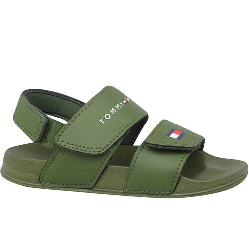 Tommy Hilfiger Velcro Sandal Grün
