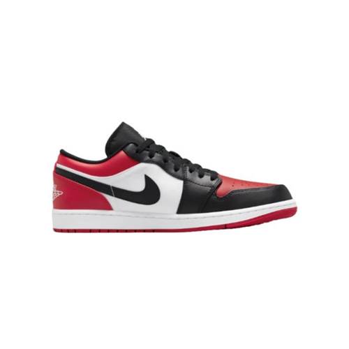 Nike 1 Low Bred Toe Schwarz,Rot,Weiß