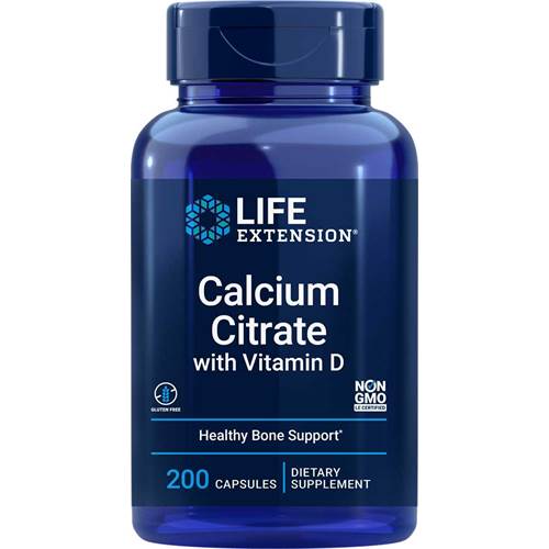 Nahrungsergänzungsmittel Life Extension Calcium Citrate With Vitamin D