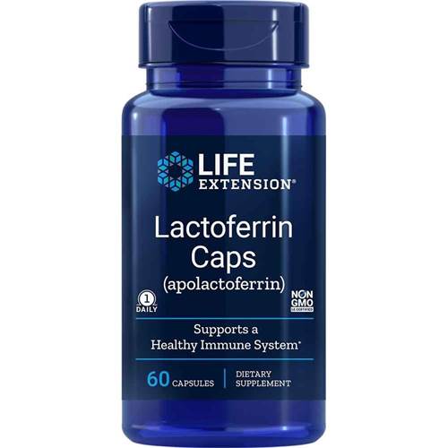 Nahrungsergänzungsmittel Life Extension Lactoferrin Apolactoferrin Caps