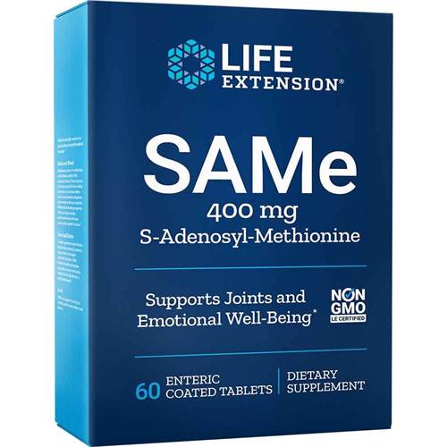 Nahrungsergänzungsmittel Life Extension Same S Adenosyl Methionine