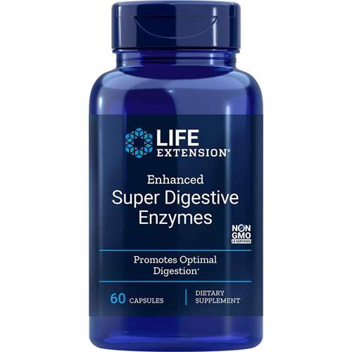 Life Extension Enhanced Super Digestive Enzymes Dunkelblau