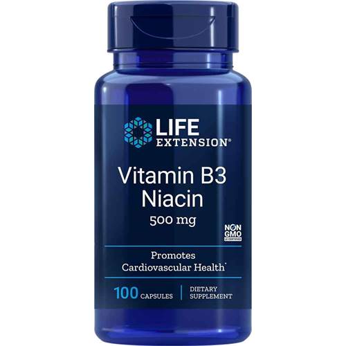 Nahrungsergänzungsmittel Life Extension Vitamin B3 Niacin