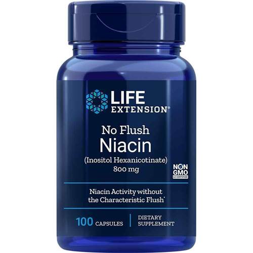 Nahrungsergänzungsmittel Life Extension NO Flush Niacin