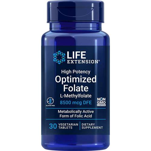 Nahrungsergänzungsmittel Life Extension High Potency Optimized Folate L Methylfolate