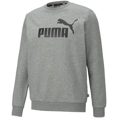 Puma Ess Big Logo Crew FL Grau
